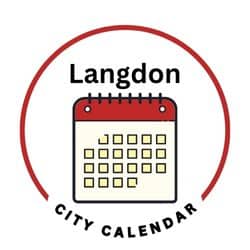 Langdon City Calendar Icon
