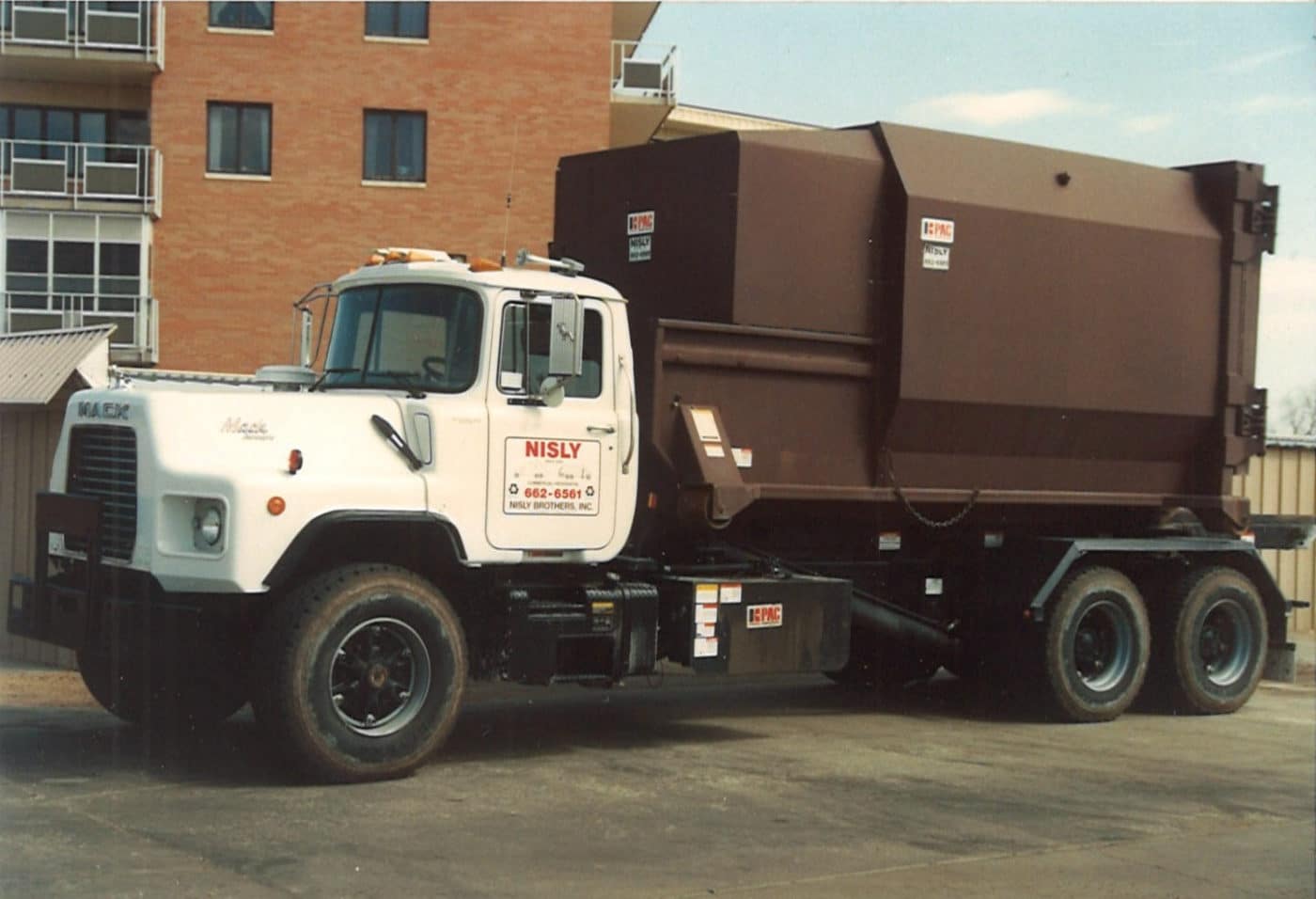 historical truck nisly brothers waste management