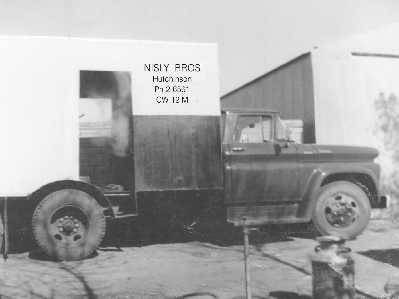 old truck nisly brothers waste management original