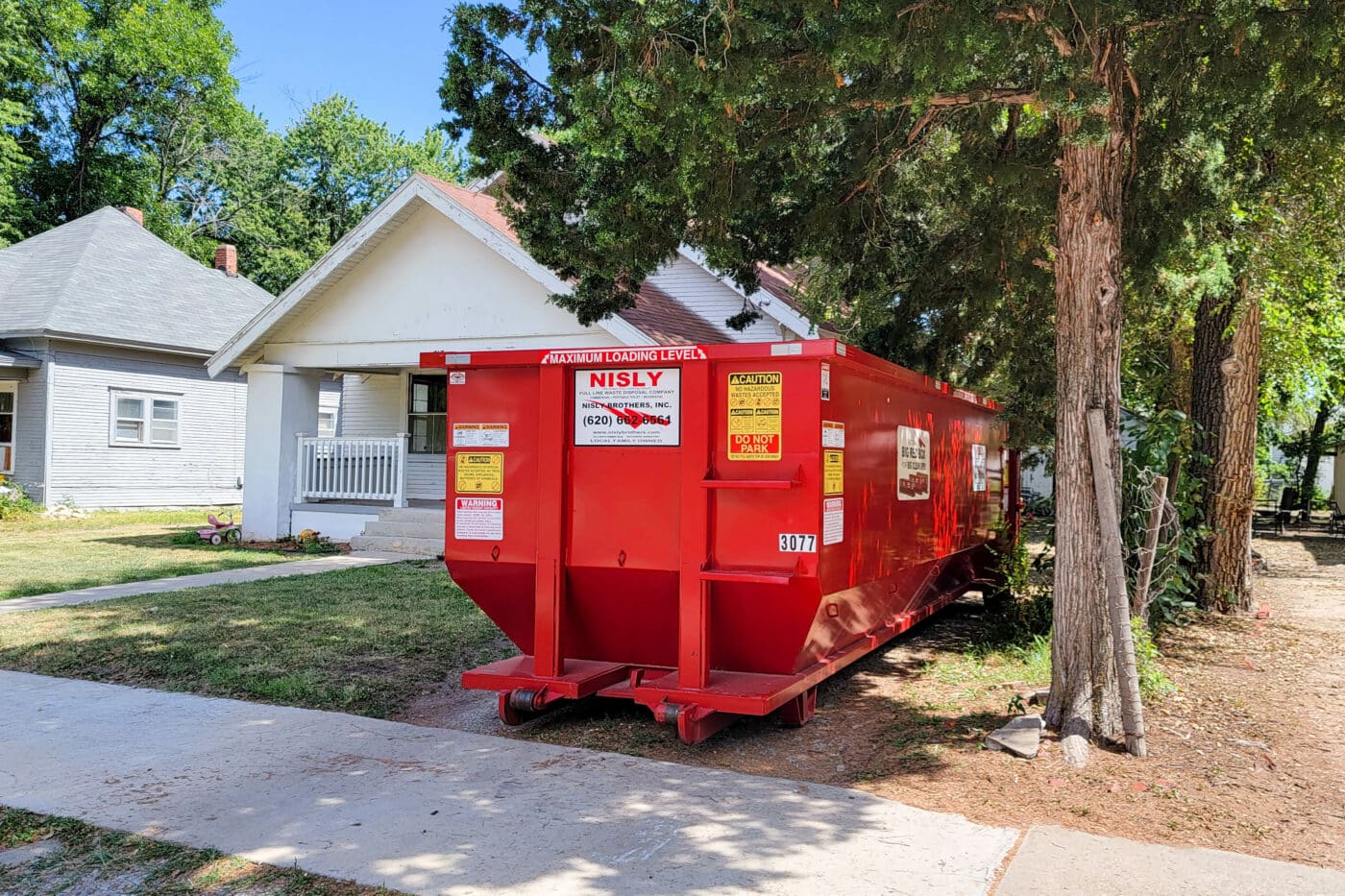 30-yard dumpster for rent near Hutchinson, Kansas
