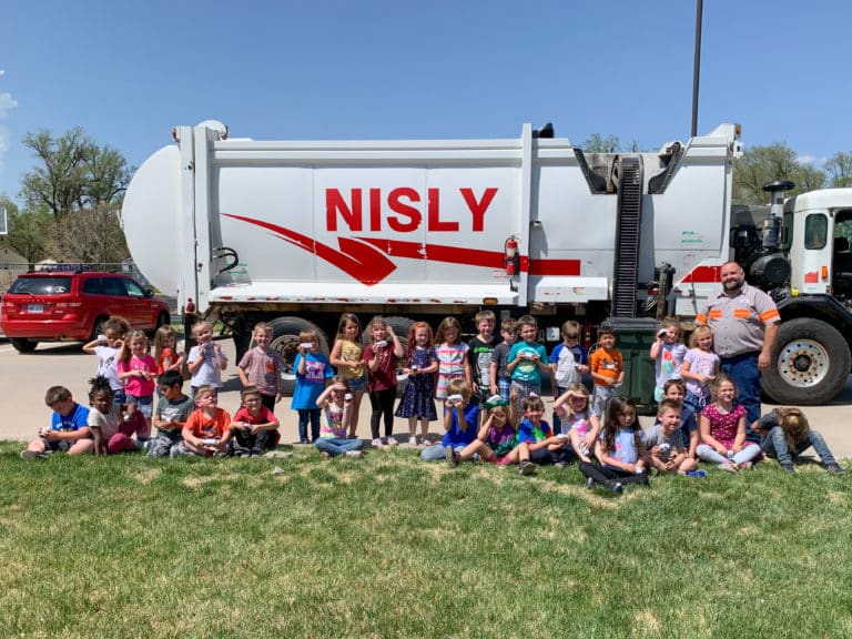 touch a truck at wiley elementary school in hutchinson kansas