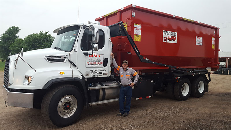 roll off dumpster in preston