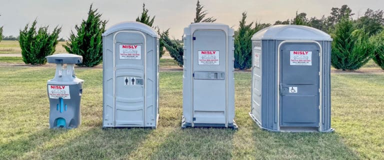 portable toilet size guide for events in kansas