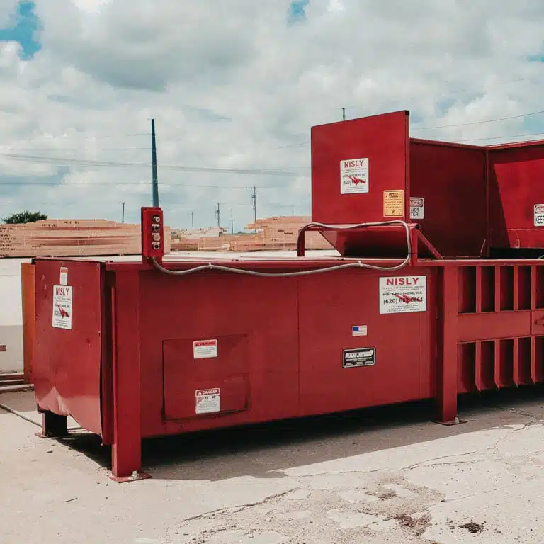 commercial trash compactor for commercial trash services in central kansas